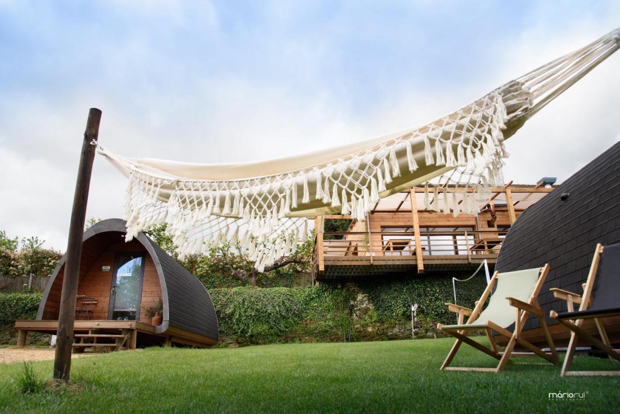 Hotel Glamping Hills Santa Comba de Rossas Exterior foto